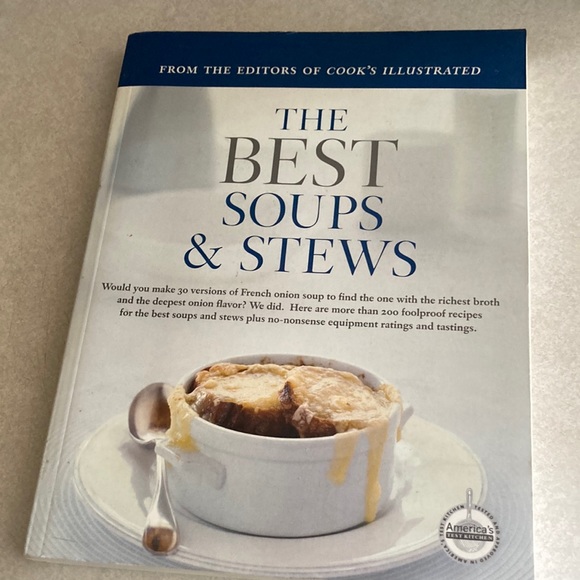America’s test kitchen Other - The best soups and stews America’s test kitchen cookbook